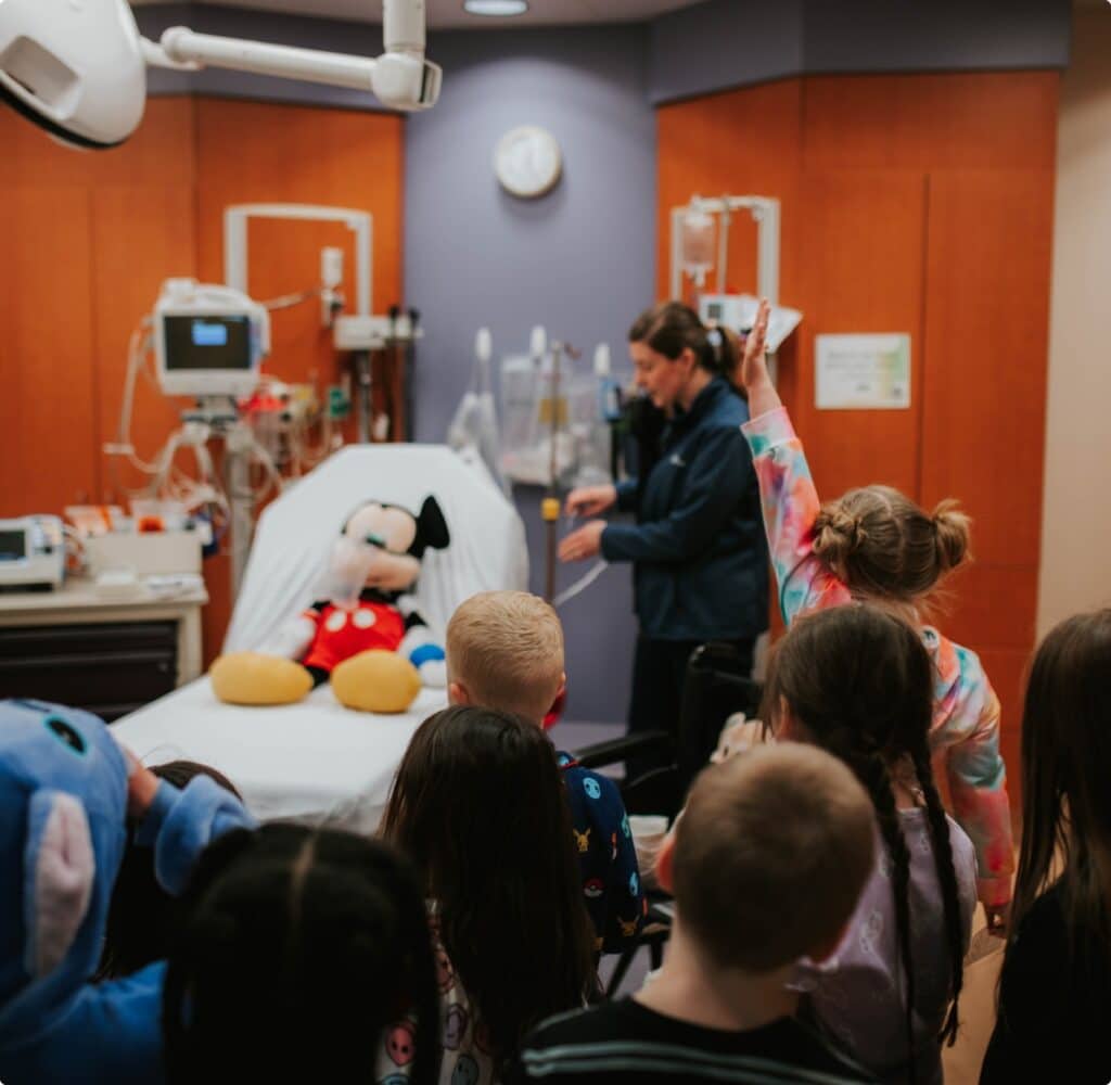 Emergency treatment area at Eaton Rapids Medical Center