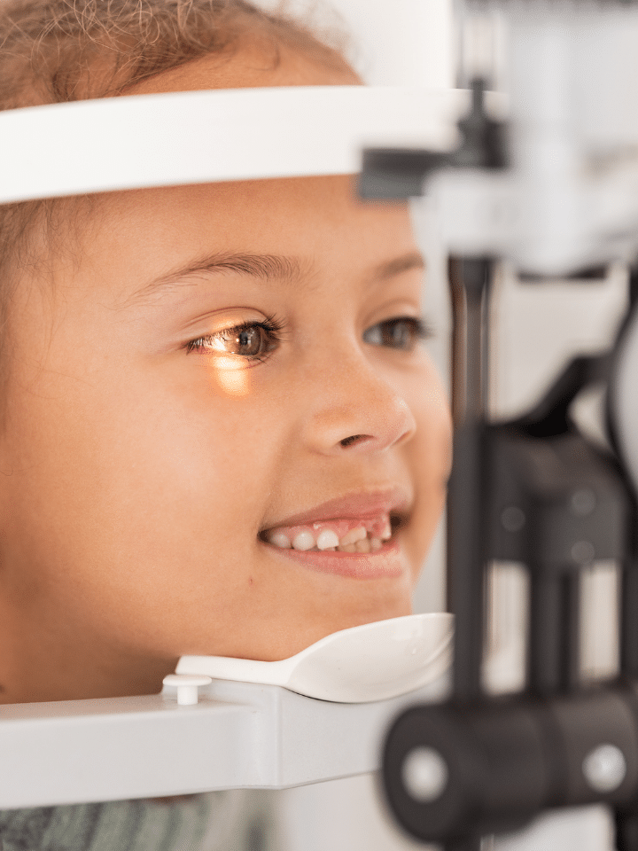 Ophthalmology exam at Eaton Rapids Medical Center